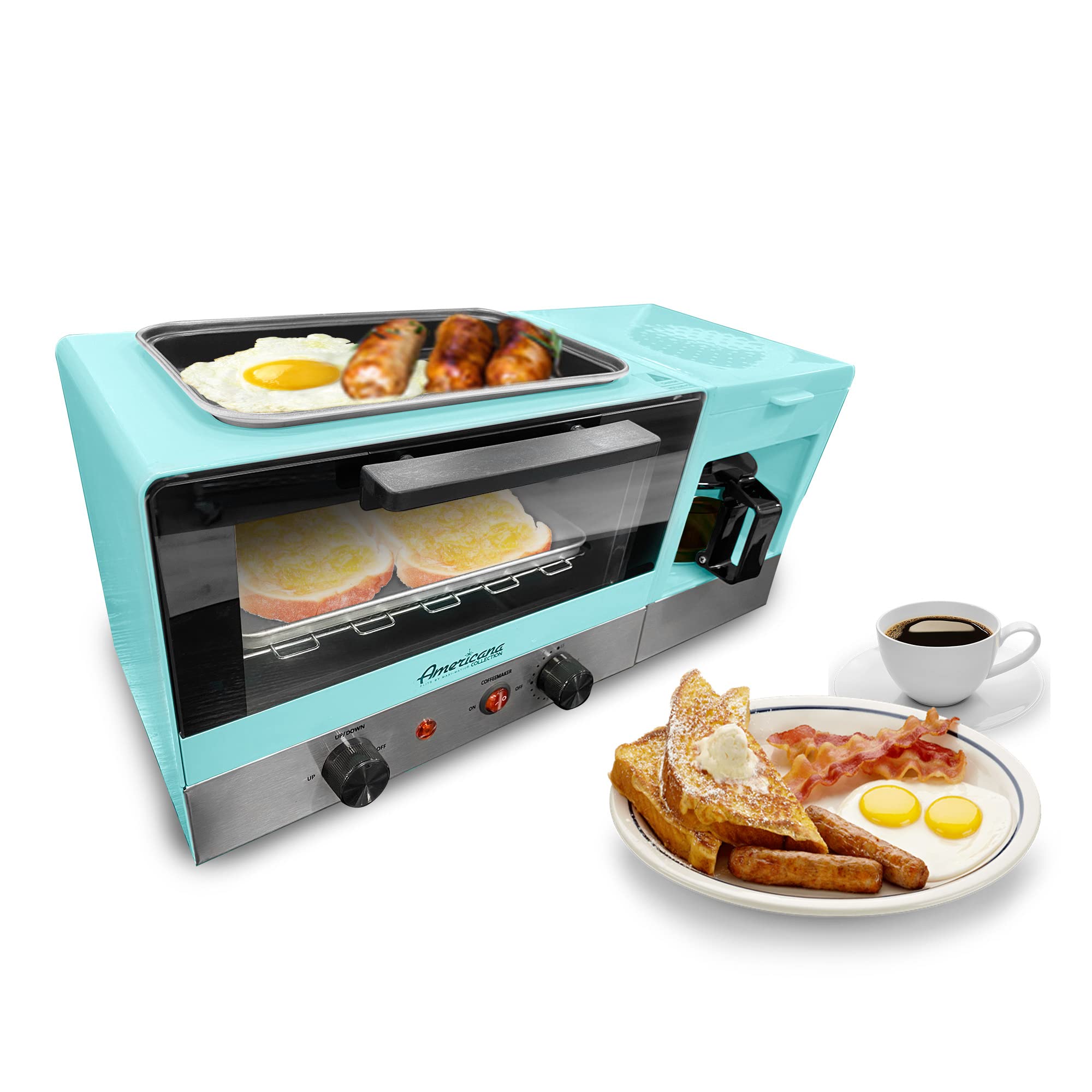 Elite Gourmet Americana 2-Slice Toaster Oven with 9.5