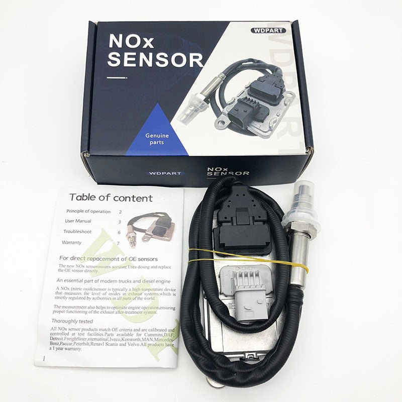 Mercedes Benz NOx Sensor 5WK97332A A0101531728 8-Wire 24V Nitrogen Oxide Sensor - Compatible with Mercedes Diesel Engines for Emissions Control & Performance Tuning
