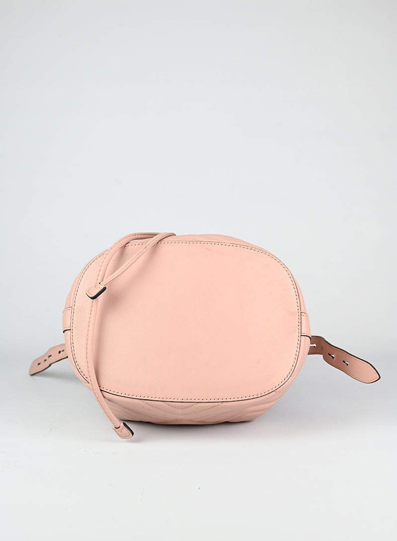 Gucci Marmont Bucket Bag in Pink - Stylish Designer Handbag for Women | Perfect for Parties, Dates & Everyday Use