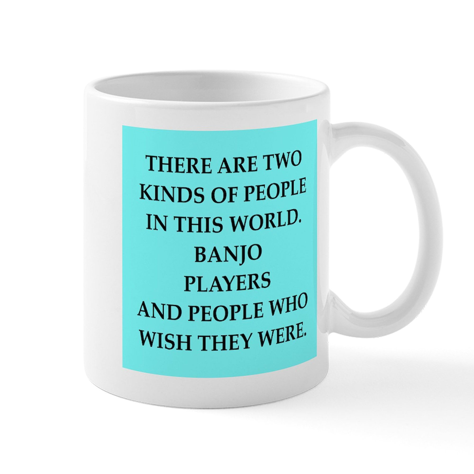 Banjo Mug 11 oz (325 ml) Ceramic Coffee Cup - Perfect for Tea, Hot Chocolate & Office Use - Gift for Music Lovers & Banjo Players