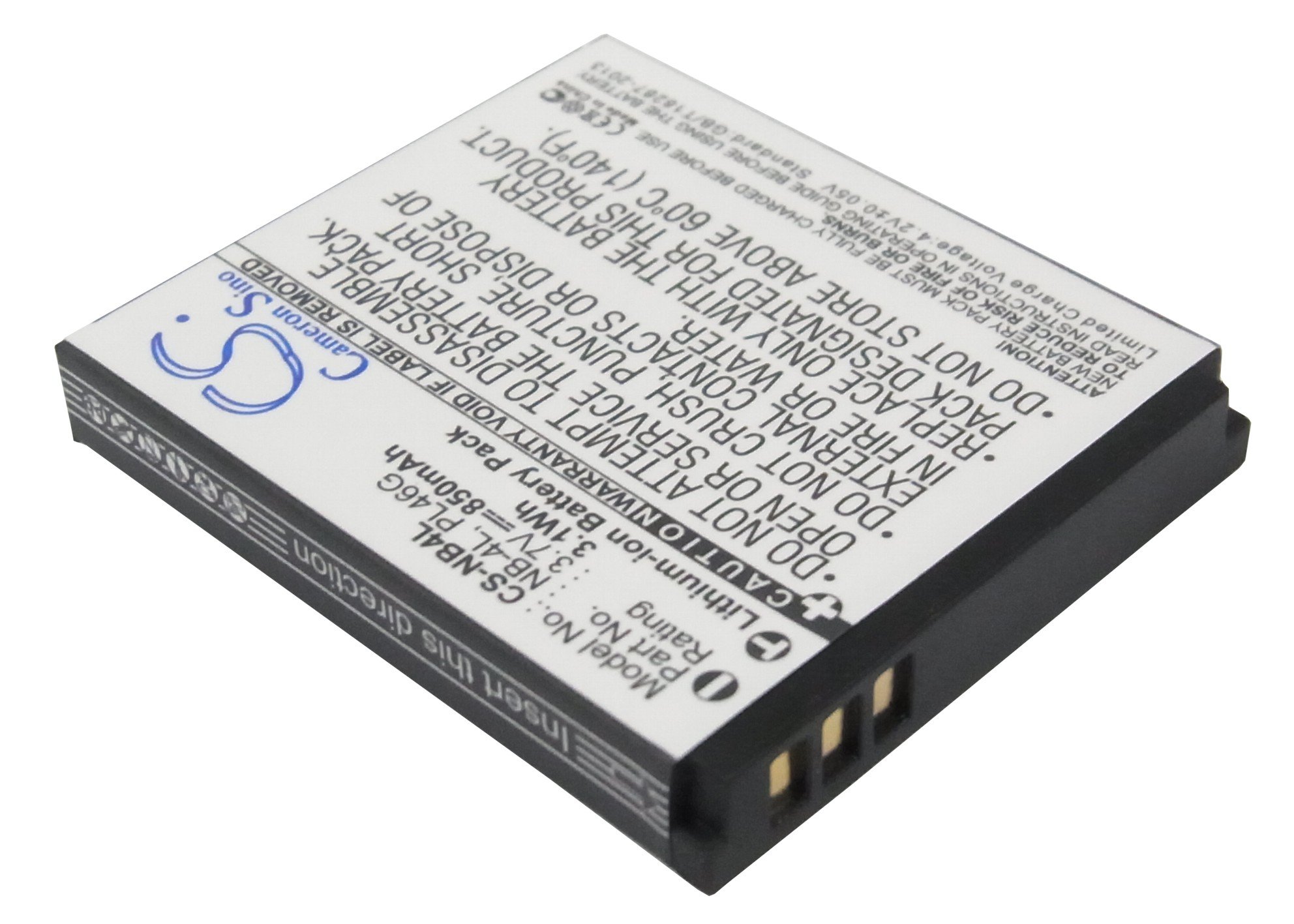 XPS Replacement Battery for Canon Digital IXUS 100/110/120/130/30/40/50 & More - NB-4L PL46G Compatible - Power Your Photography Adventures