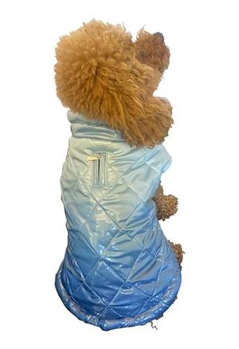 Coco Puffer Jacket - Ombre Navy Blue Winter Coat for Women, Fashionable & Warm Outerwear for Cold Weather, Perfect for Snow Days & Outdoor Activities