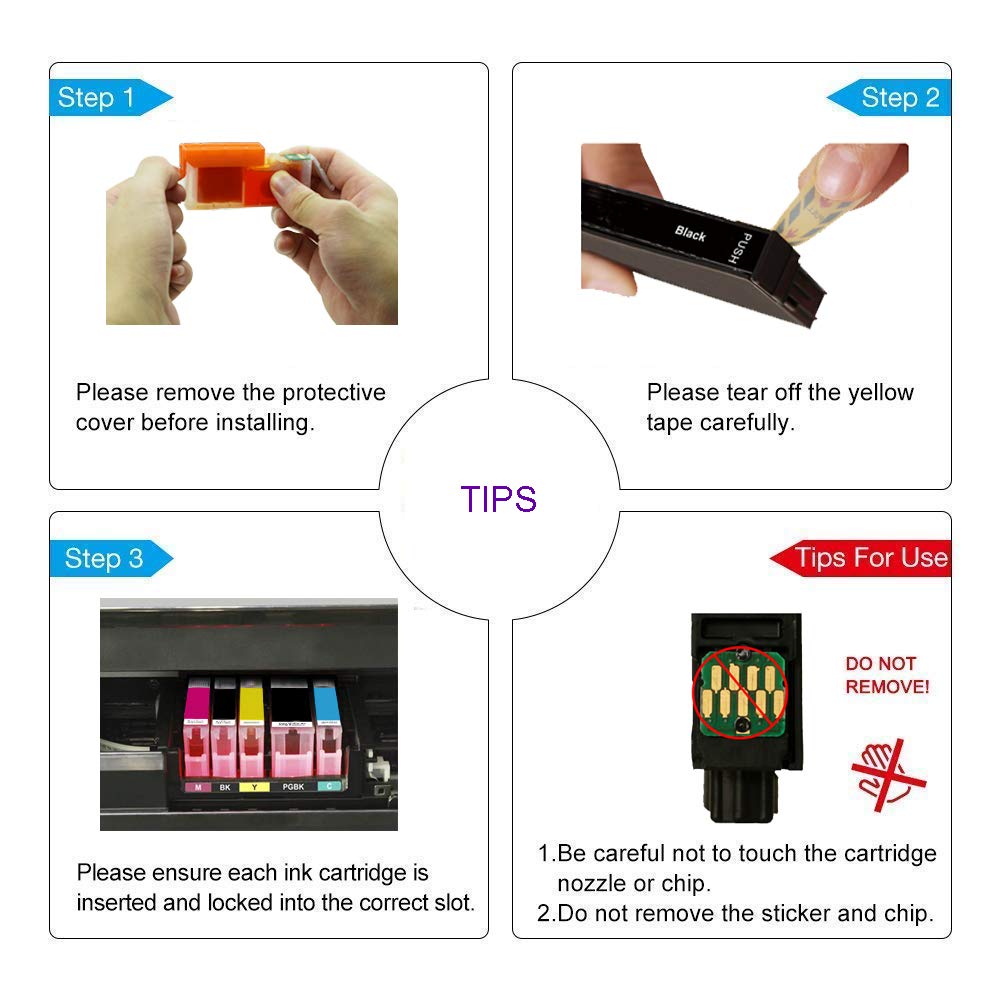 Canon PIXMA PRO-10 Compatible Ink Cartridge PGI-72 - 3 Pack Yellow Pigment Ink with Chip | High-Quality Replacement for Photo Printing, Art Projects & Professional Documents