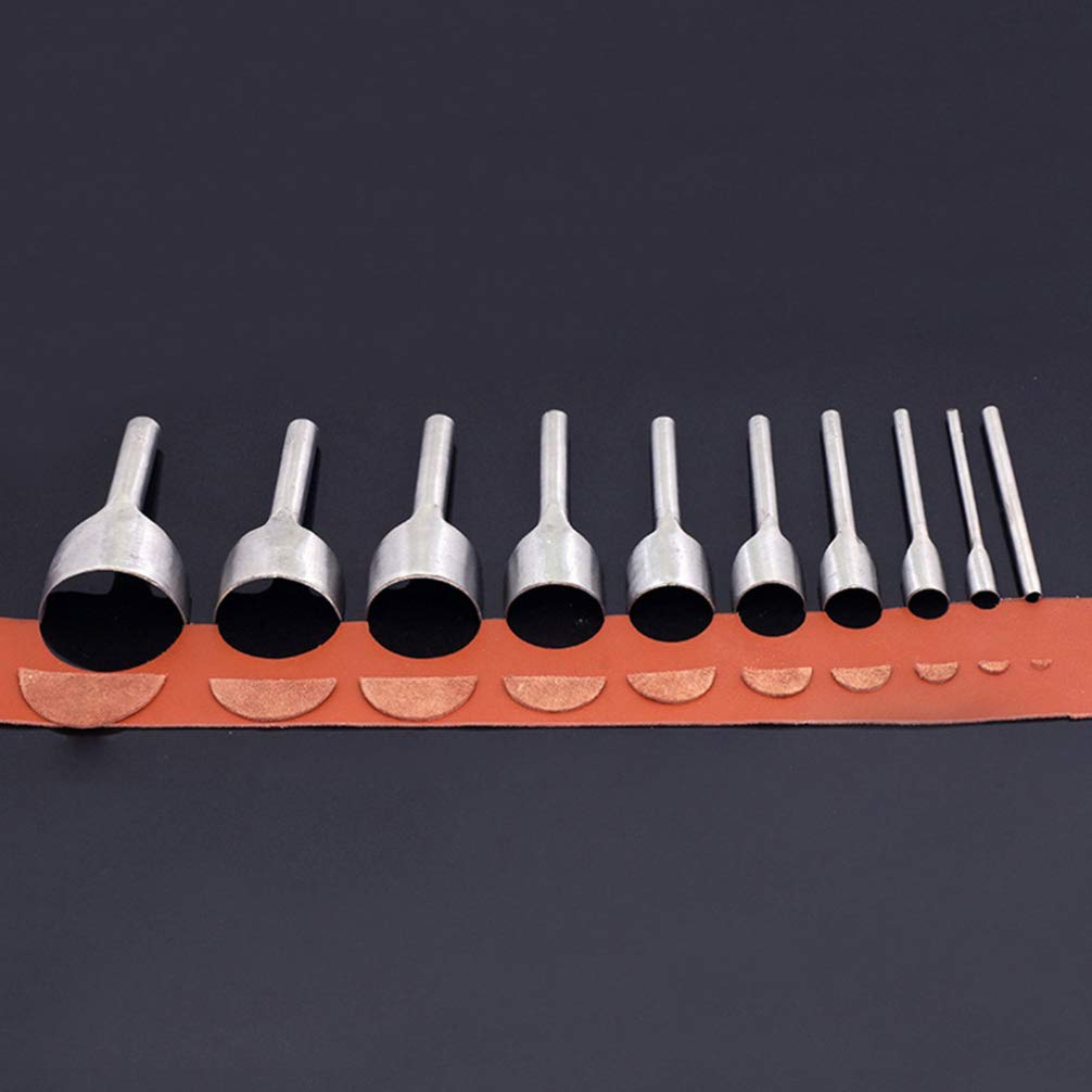 7-Piece Leather Punching and Sewing Tool Kit - Professional Leather Craft Supplies for DIY Projects, Upholstery, and Handmade Accessories