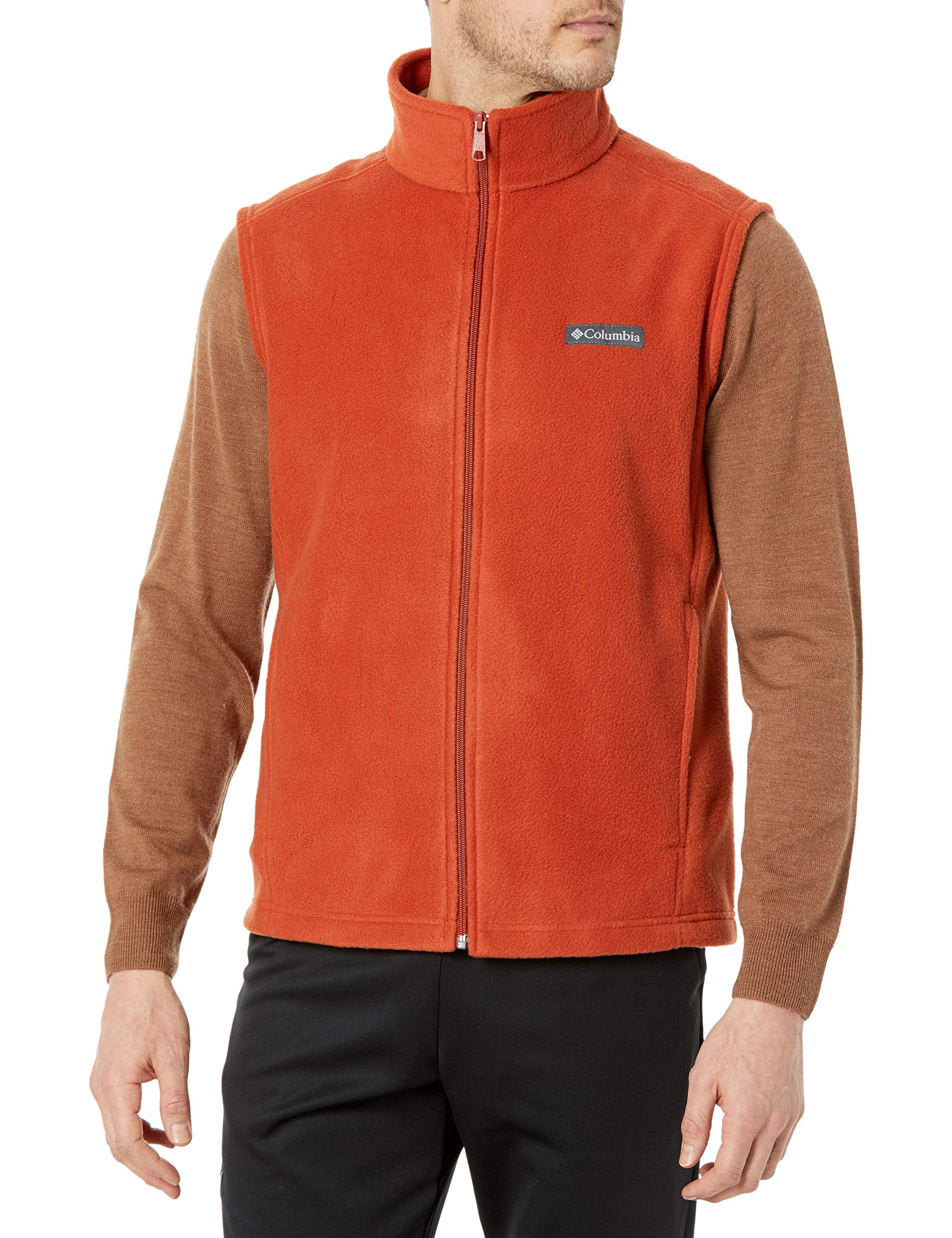 Columbia Men's Steens Mountain Fleece Vest - Lightweight, Warm & Water-Resistant for Outdoor Hiking, Camping & Winter Layering