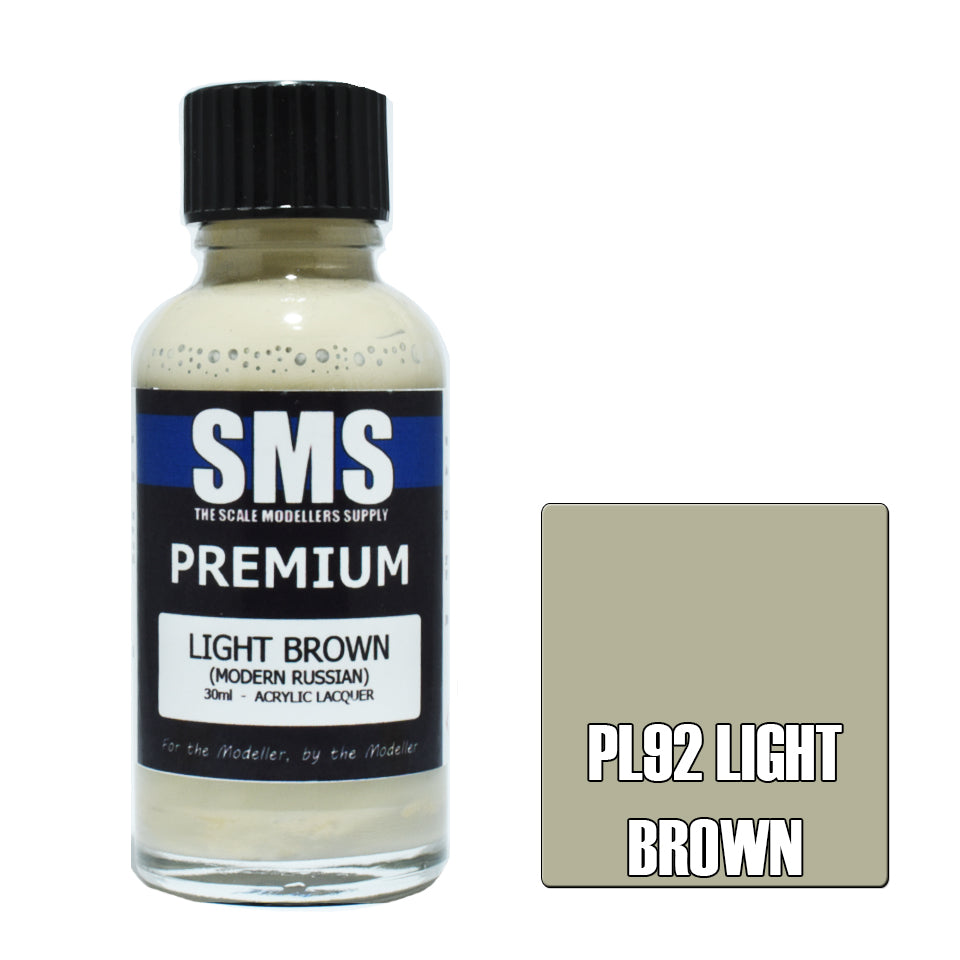 Premium 30ML Light Brown Acrylic Airbrush Paint for Scale Models - High-Quality Lacquer Finish for Miniatures, Dioramas & Hobby Crafting