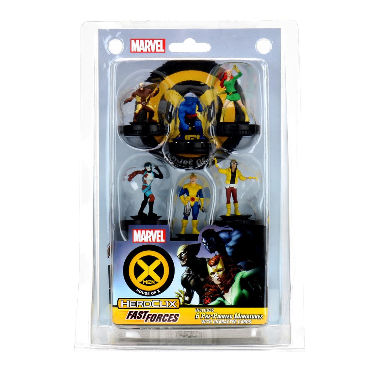 Marvel HeroClix X-Men House of X Fast Forces Action Figure Set | Collectible Miniature Game | Perfect for Tabletop Battles & Comic Book Displays