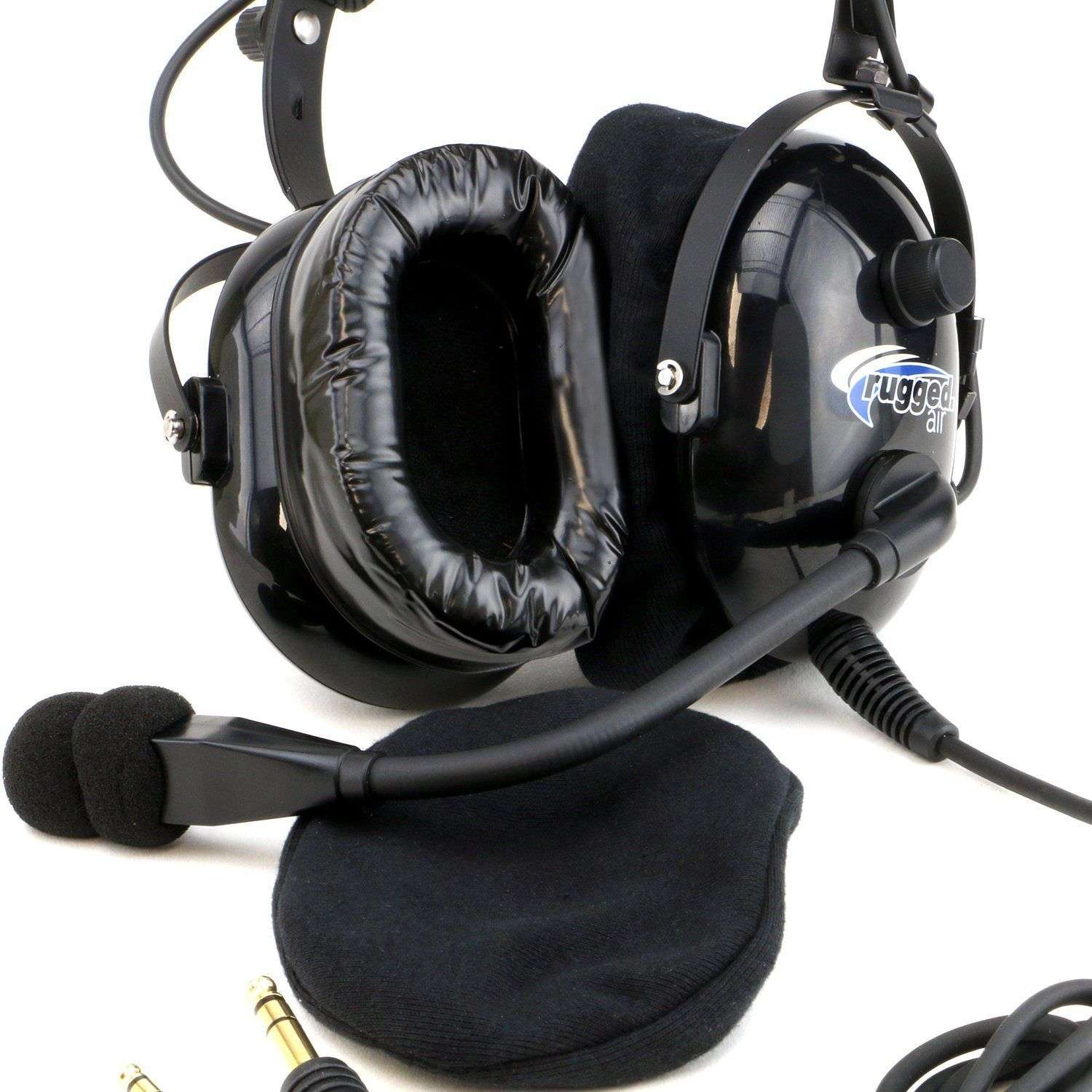 RA900 General Aviation Instructor Pilot Headset with Push-to-Talk (PTT) - Lightweight & Clear Audio for Flight Training & Cockpit Communication