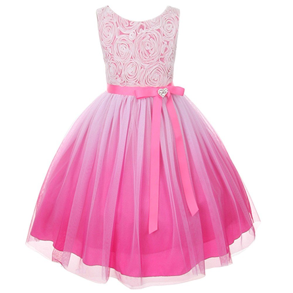 Ombre Flower Girls Dresses for Big Girls | Graduation & Pageant Gowns | Perfect for Weddings, Parties & Special Occasions