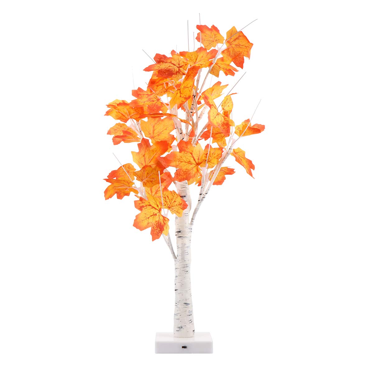 OSALADI 1Pc LED Decorative Ginkgo Leaf Lamp - Outdoor Garden Yard Lighting with Color Changing Effects for Patio, Pathway & Landscape Decoration