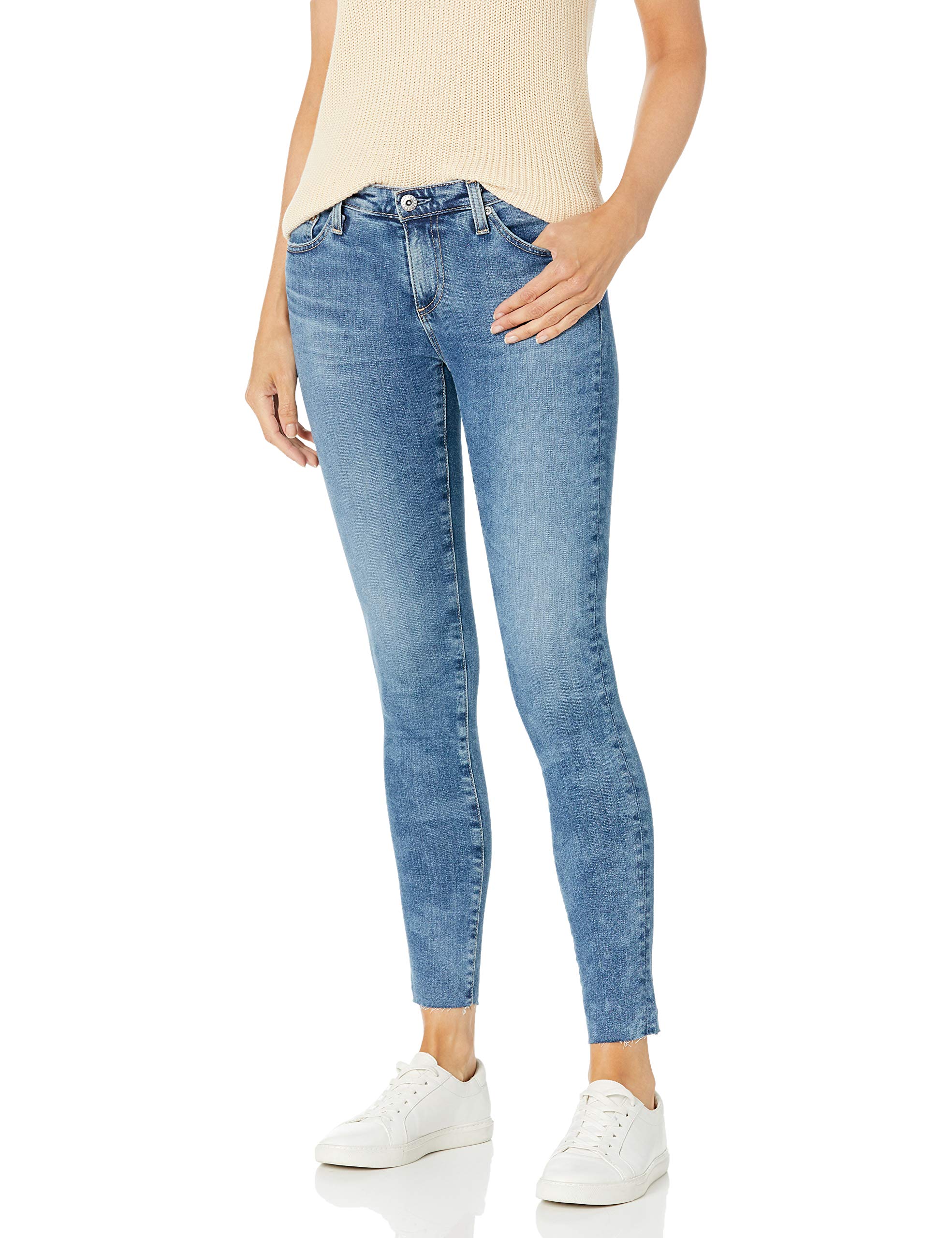 AG Adriano Goldschmied Women's High Waist Stretch Skinny Ankle Jeans - Perfect for Work, Travel & Casual Outfits
