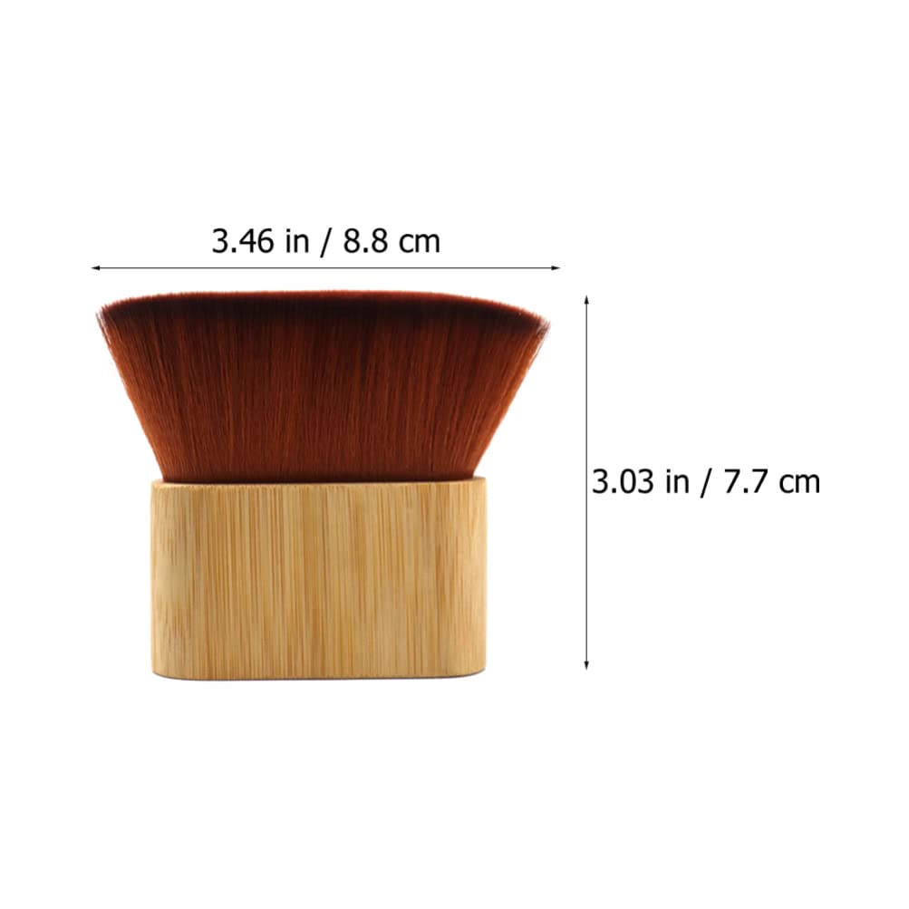 Professional Barber Neck Duster - Soft Fiber Wool Hair Styling Brush for Men | Perfect for Haircuts, Styling & Facial Grooming in Barbershops & Salons