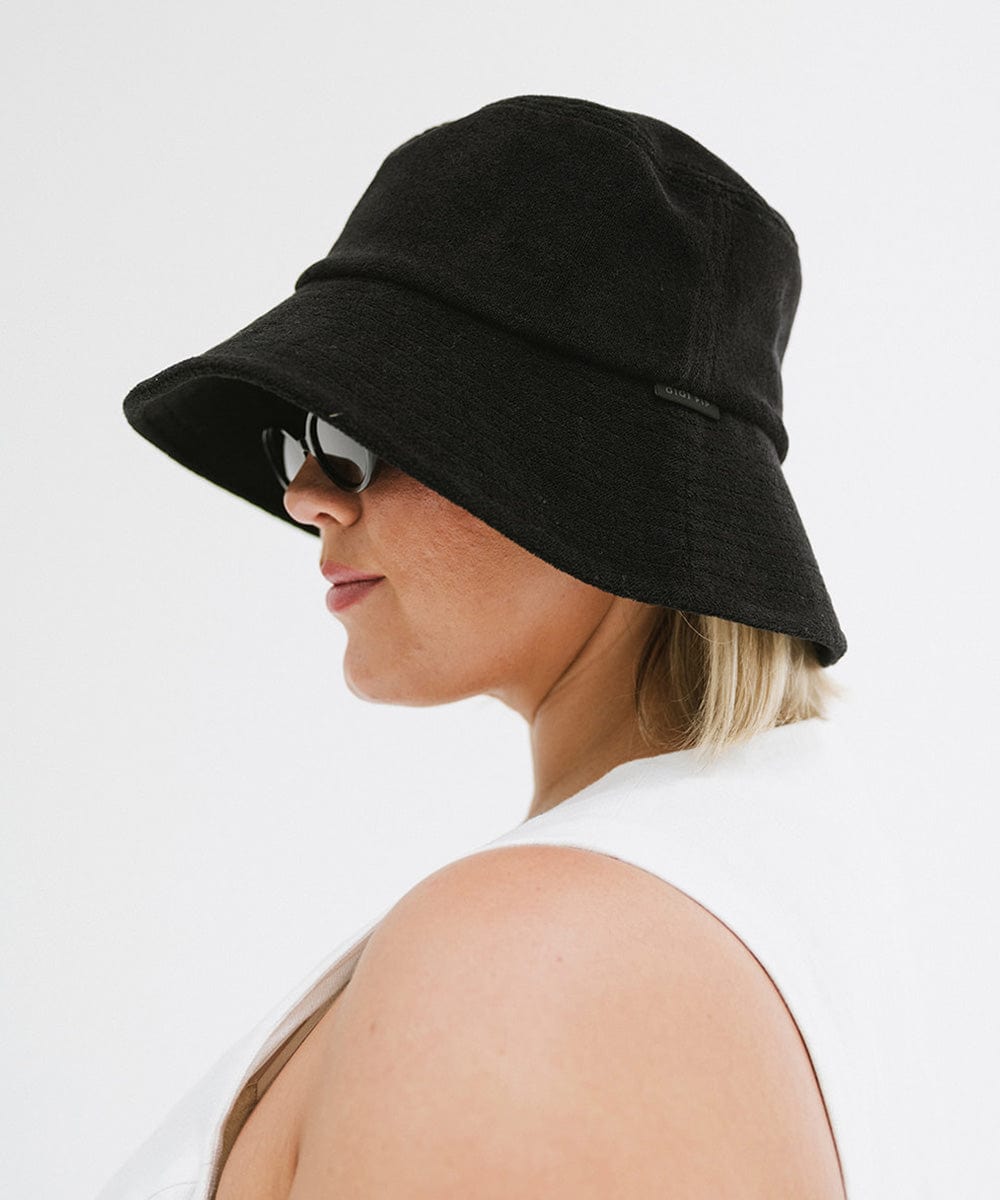 Blair Terry Bucket Hat for Women - Summer Sun Protection Outdoor Casual Hat - Perfect for Beach, Hiking, and Travel Accessories