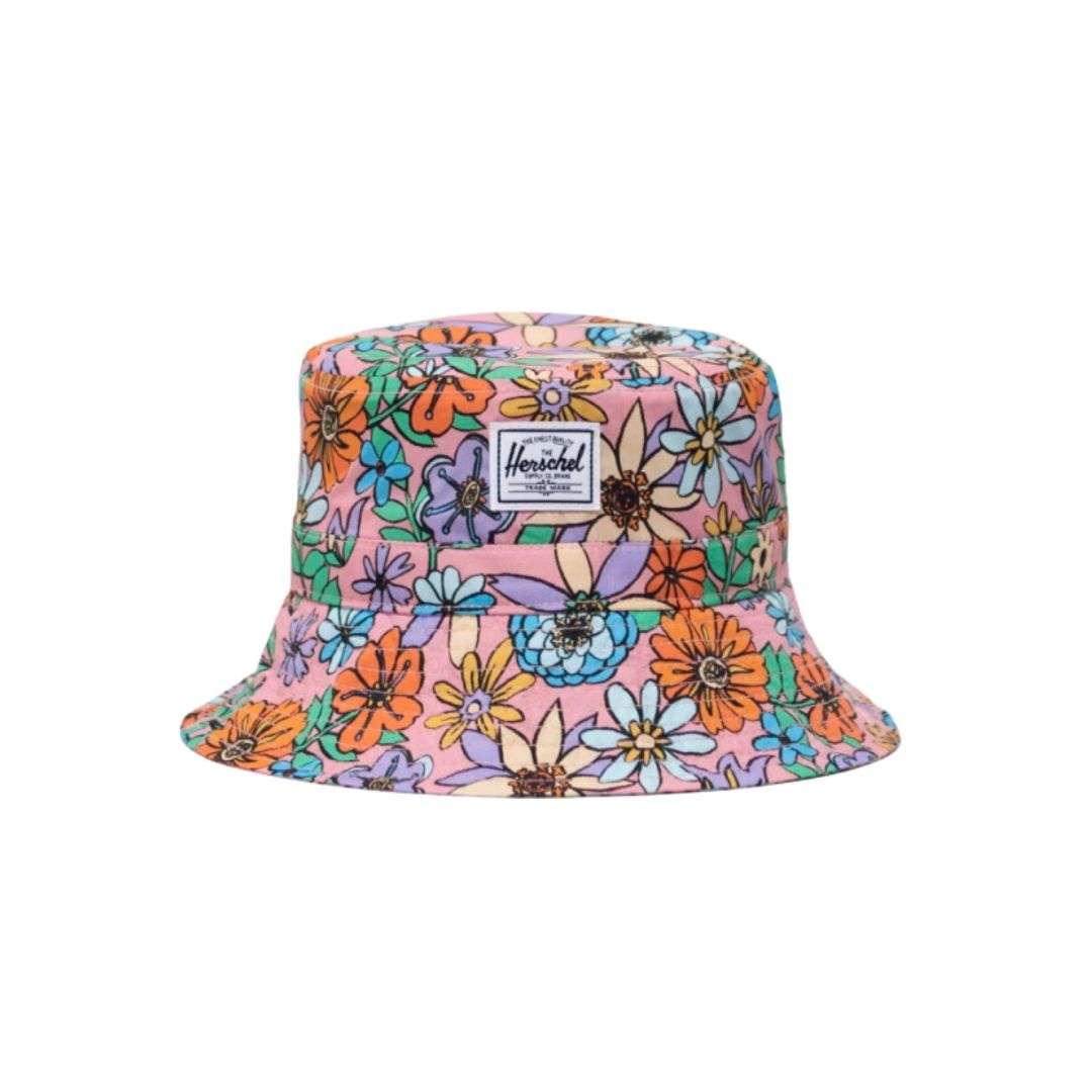 Flower Daze & Romance Rose Beach Bucket Hat for Women - UPF 50+ Sun Protection, Adjustable Chin Strap - Perfect for Beach Vacation, Summer Outdoors, and Gardening