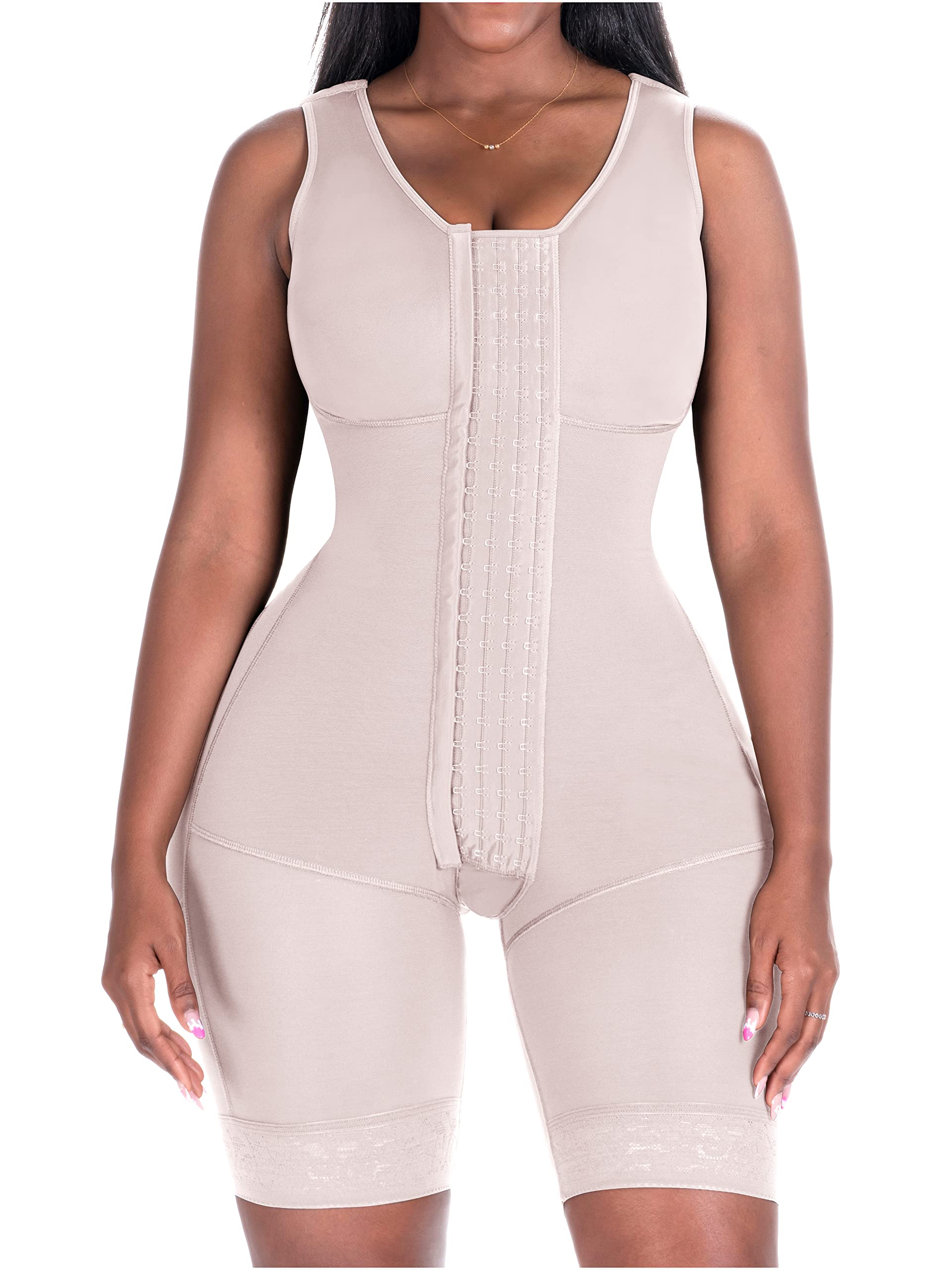 Best 553 Colombian Shapewear for Women - Post Surgery BBL Fajas Levanta Cola Mid Thigh Body Shaper - Perfect for Recovery, Everyday Wear & Special Occasions