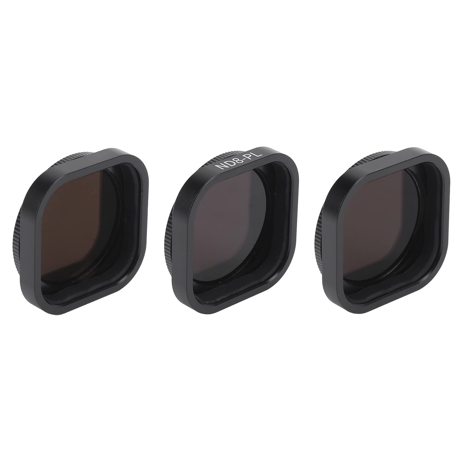 ND8/16/32 PL Filter for GoPro Hero 9 - Scratch Resistant 6H Hardened Waterproof Dual Sided Lens Filter for Action Camera - Perfect for Sunny Beaches, Snow Sports & Outdoor Adventures
