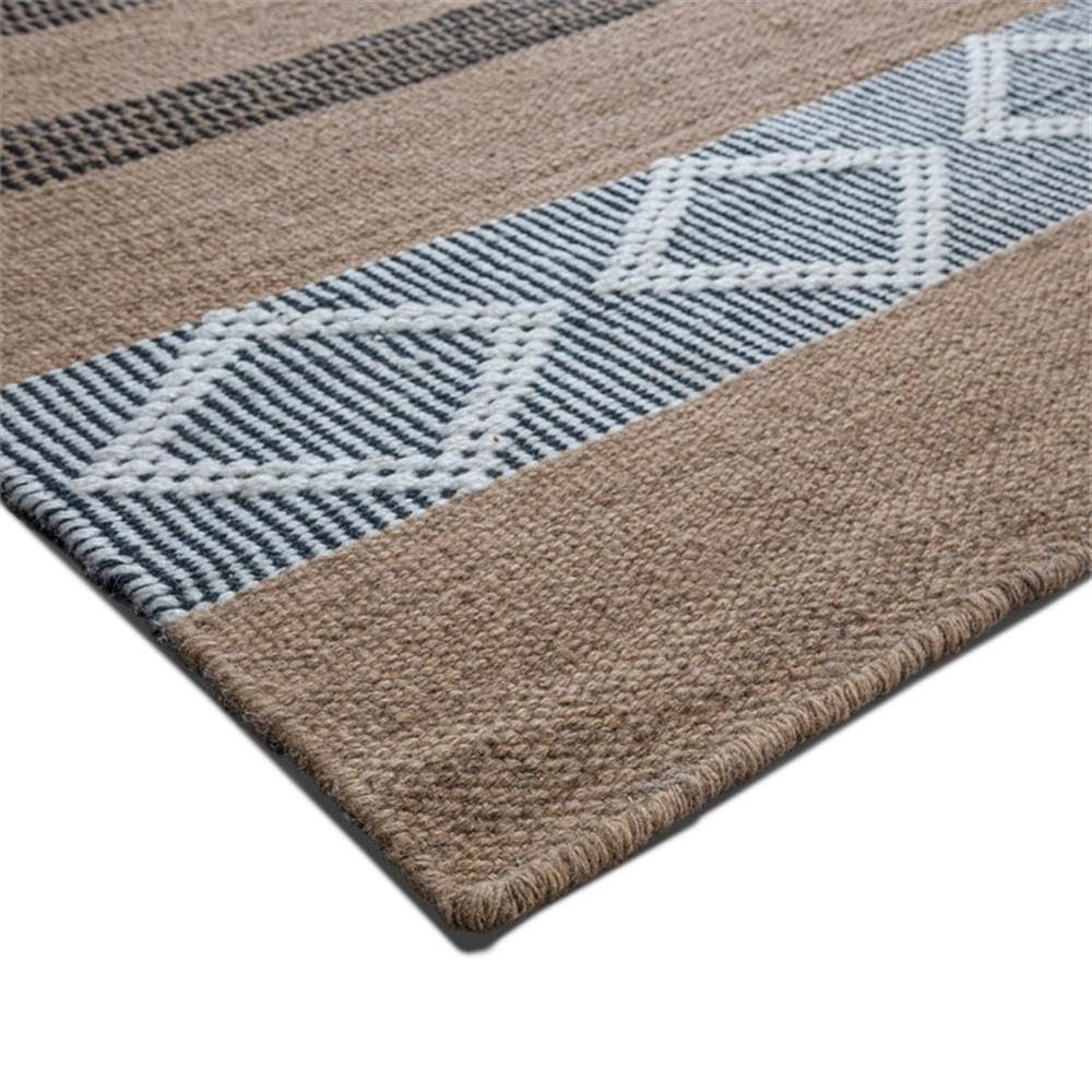 SIMPLIHOME Hart 8x10 Area Rug - Modern Taupe & Black Contemporary Design - Soft Living Room Rug, Cozy Bedroom Carpet, Elegant Dining Room Floor Mat - Perfect for Home Decor, Office Space & Apartment Styling