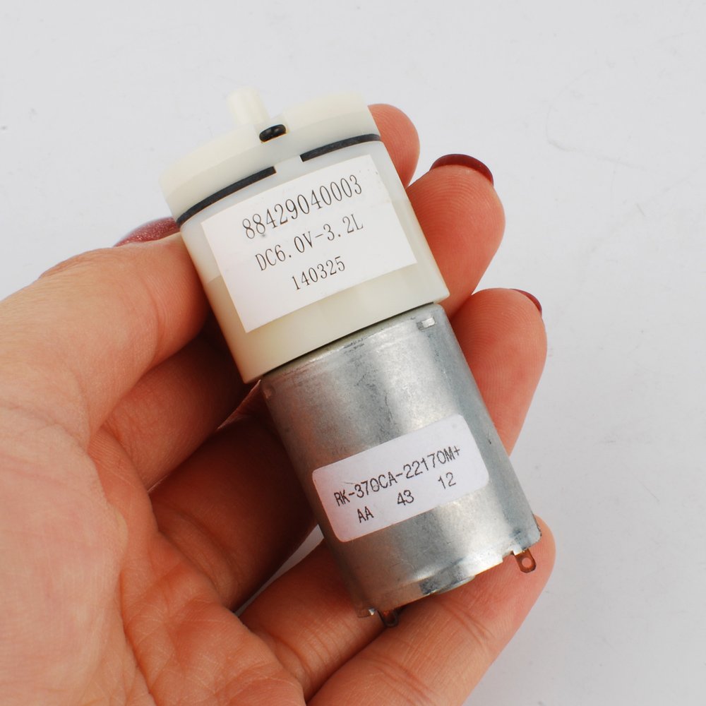 NWFashion 3.7V-12V Mini Stainless Steel DC Vacuum Pump - Portable for DIY, Science Projects & Small Appliances