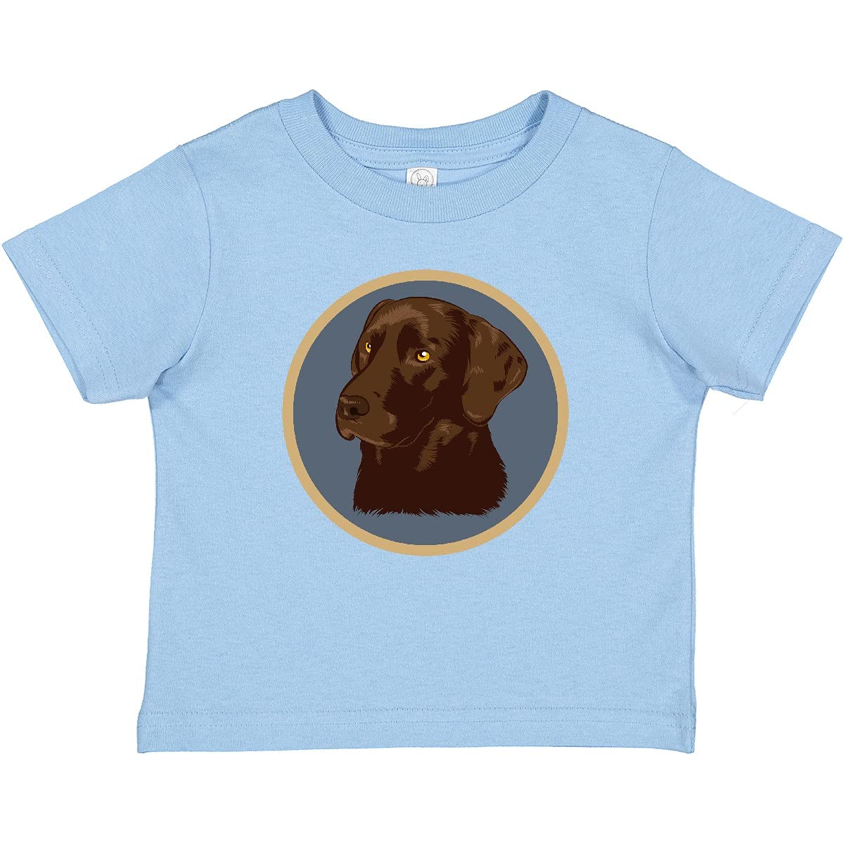 Inktastic Chocolate Labrador Retriever Dog Lover Baby T-Shirt - Cute Pet Apparel for Kids & Toddlers | Perfect for Dog Birthday Parties, Family Photos & Casual Wear