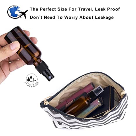 PHARCOS 100ml Amber Glass Spray Bottle - Refillable Mist Sprayer for Cosmetic, Toner, Essential Oil, Perfume & DIY Beauty | Reusable Empty Spray Bottle for Skincare, Haircare & Aromatherapy | Travel-Friendly & Eco-Friendly | Perfect for Home, Salon & Travel Use