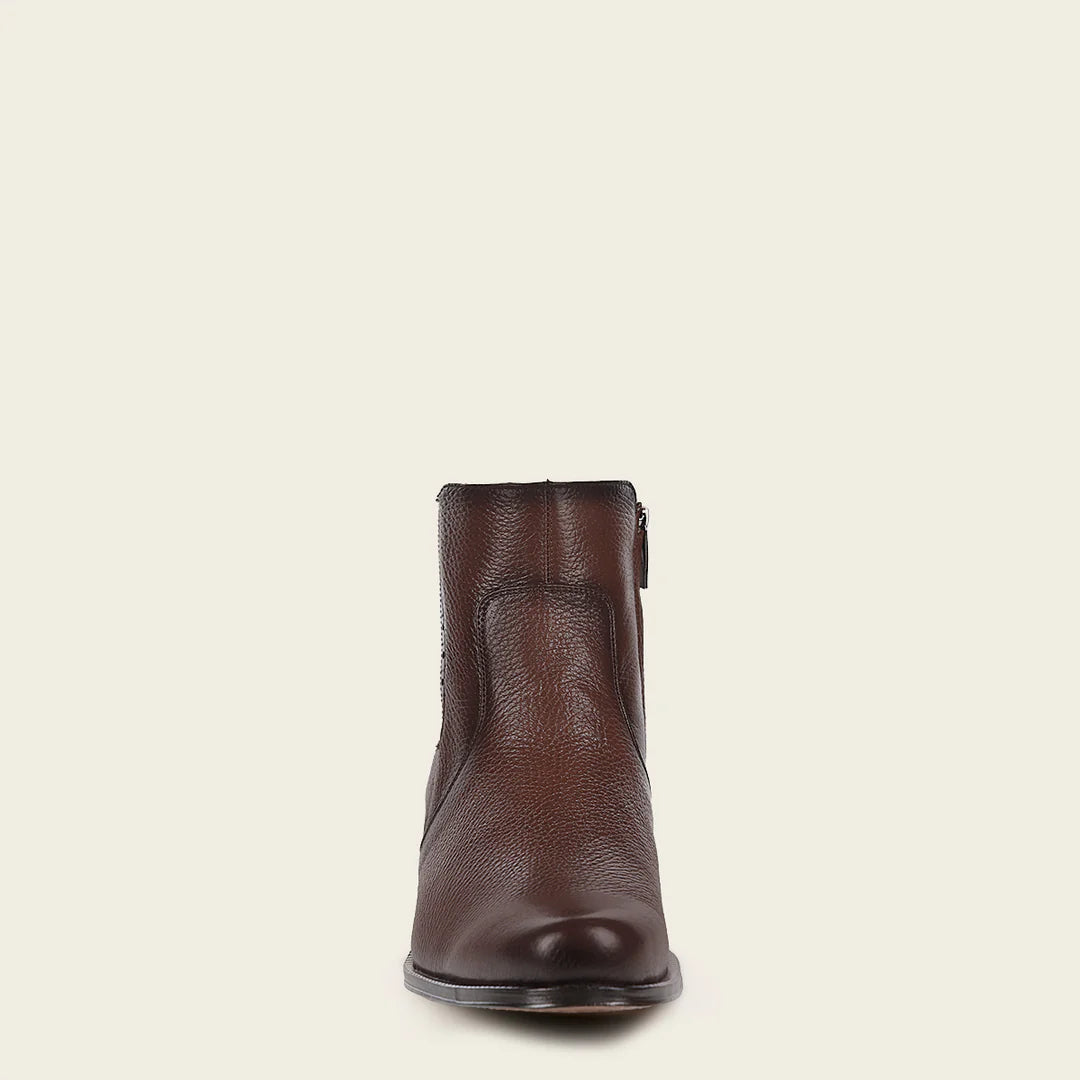 Franco Cuadra Men's Honey Dress Casual Deer Leather Ankle Boots - Comfortable & Stylish for Outdoor, Office & Date Nights