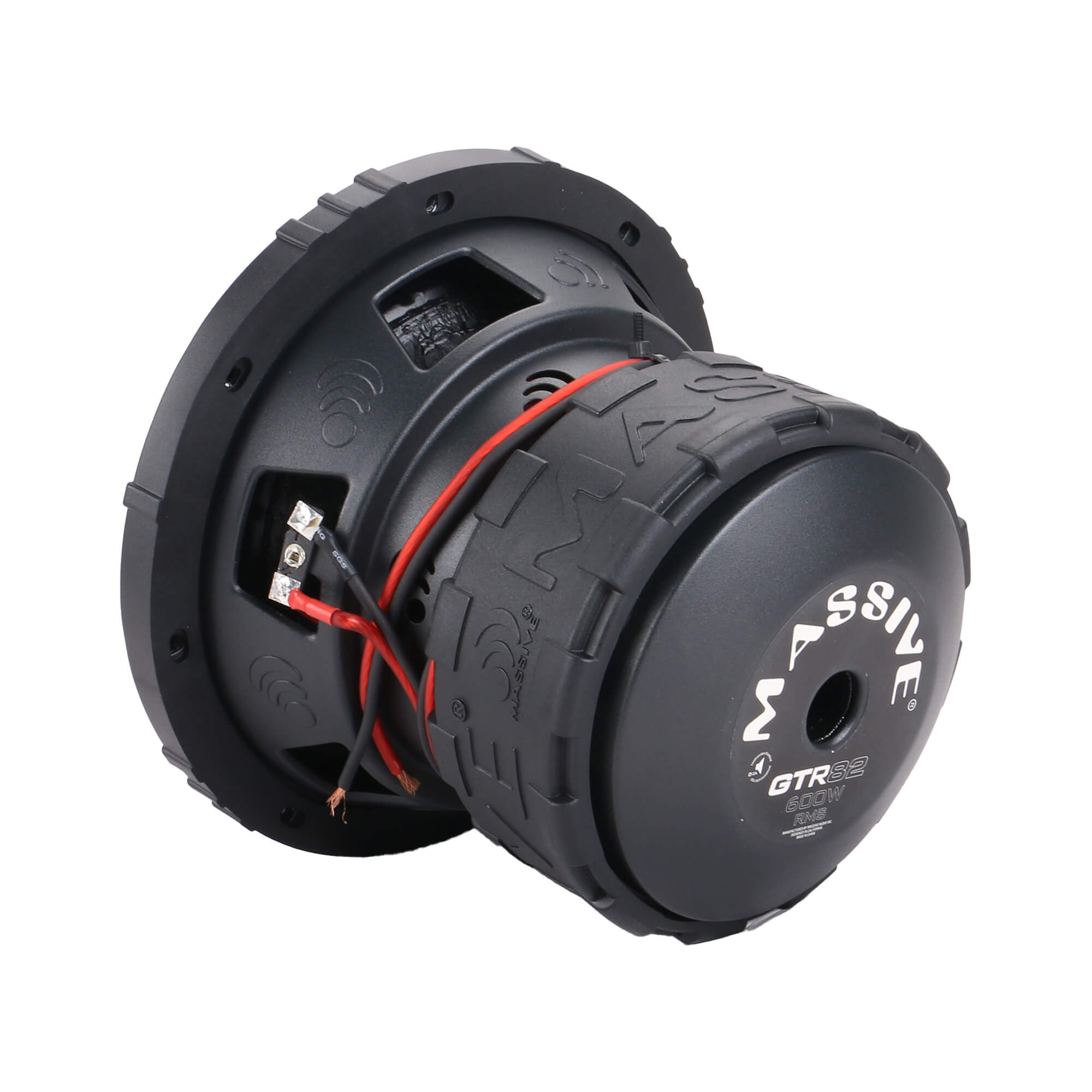 GTR82 8-Inch 600 Watts RMS Dual 2 Ohm Car Subwoofer with Grill - Powerful Bass for Car Audio & Truck Sound Systems