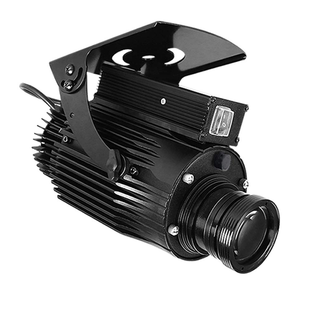 60W Multi-Image Auto-Switching LED GOBO Projector - HD Custom Logo Advertising Light with Remote Control, Wide Angle (1:0.8) - Perfect for Stage Shows, Weddings, Clubs & Retail Displays