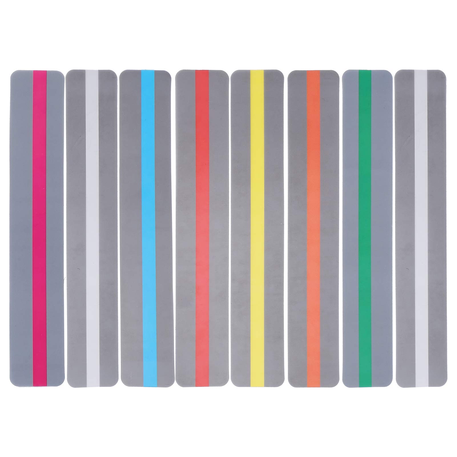 8Pcs Durable Kids Bookmarks with Reading Strips - Colorful Fun Bookmarks for Children, Teachers & Book Lovers - Perfect for Classroom, Library & Home Reading