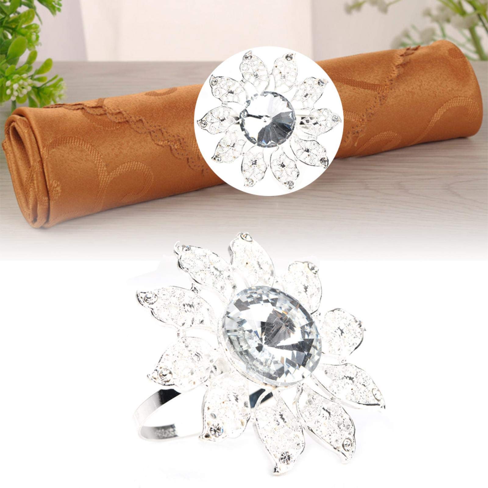 Omabeta Elegant Silver Napkin Holder 6604 - Premium Tableware for Dining, Parties, and Home Decor
