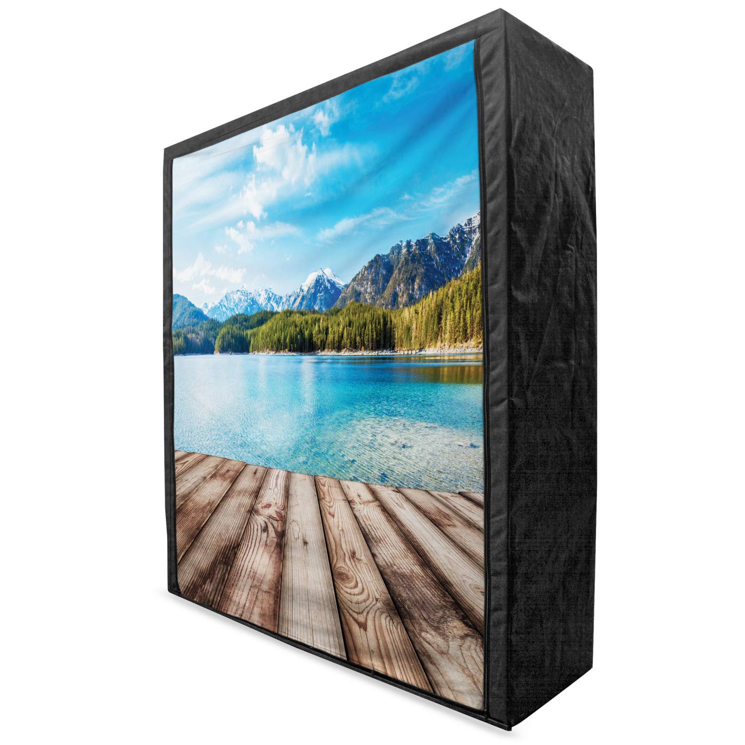 Ambesonne Mountain Portable Fabric Wardrobe - 59