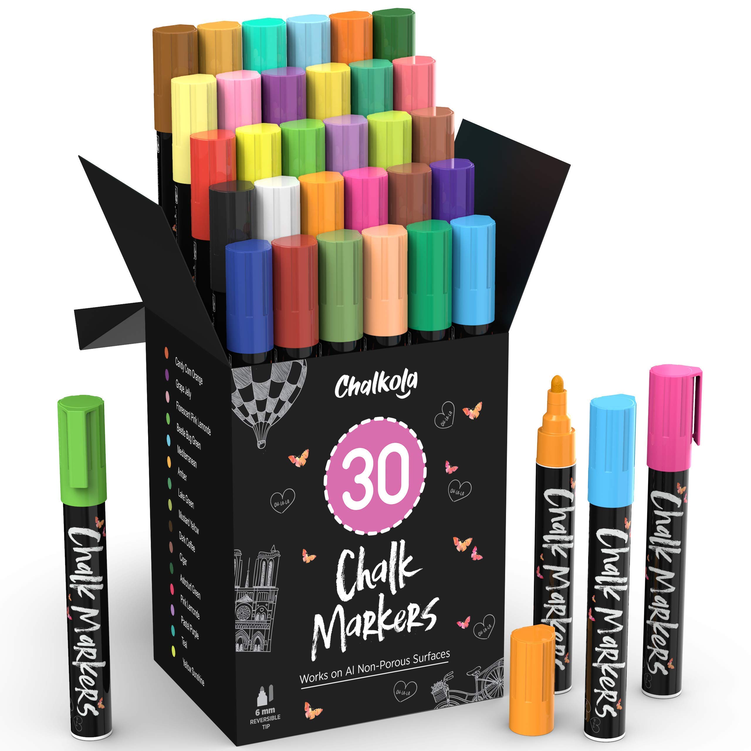 Premium Chalk Bundle - 5 Brown, 30 Pastel & Neon, 10 Vintage Chalks for Sidewalk Art, Classroom Teaching & Kids Outdoor Activities