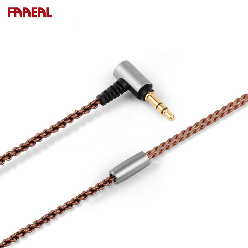 FAAEAL Iris 2.0 Wired Headphones No Mic - 3.5mm Audio Earphones with Dynamic Crystal Clear Sound & Deep Bass - Durable Earbuds for Smartphones, PC, Tablet, Laptop, Music Listening, Gaming & Travel (Black)