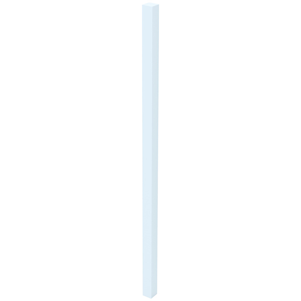 Heavy Duty 50x50mm Stainless Steel Pool Fence Posts - 2mm Wall Thickness for Secure Swimming Pool Safety Barrier - Perfect for Residential & Commercial Pool Fencing