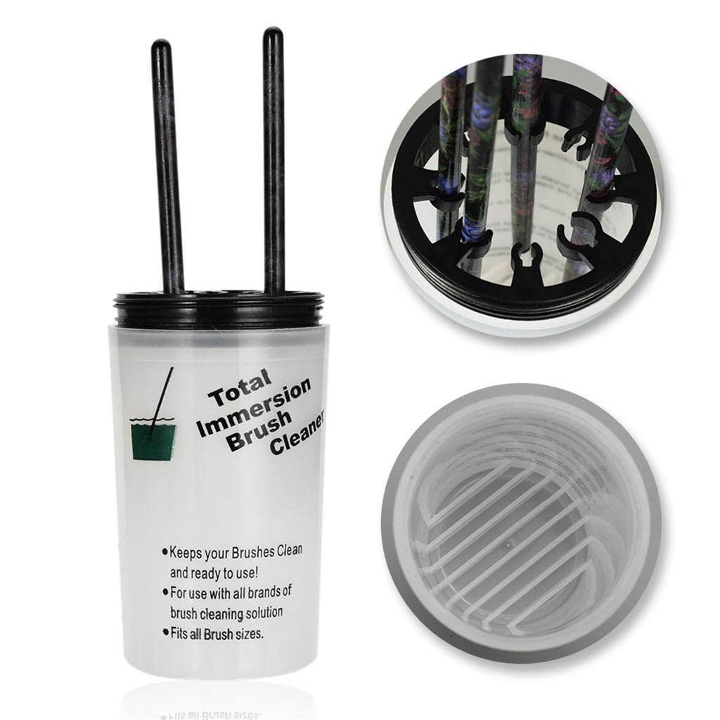 Nail Art Empty Dispenser Bottle with Brush Holder - 10 Pack for Acrylic Polish, Gel Nail Glue & Nail Polish Remover - Perfect for Salon, Home Manicure & DIY Nail Art Accessories Storage