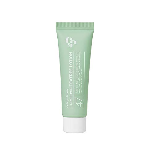 CELEPIDERME CALM DOWN Tea Tree Lotion 30g - Travel Size Soothing Facial Moisturizer for Acne-Prone & Sensitive Skin | Perfect for On-the-Go Skincare & Airplane Travel