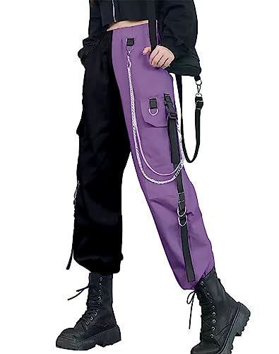 4 Patchwork Black & Purple