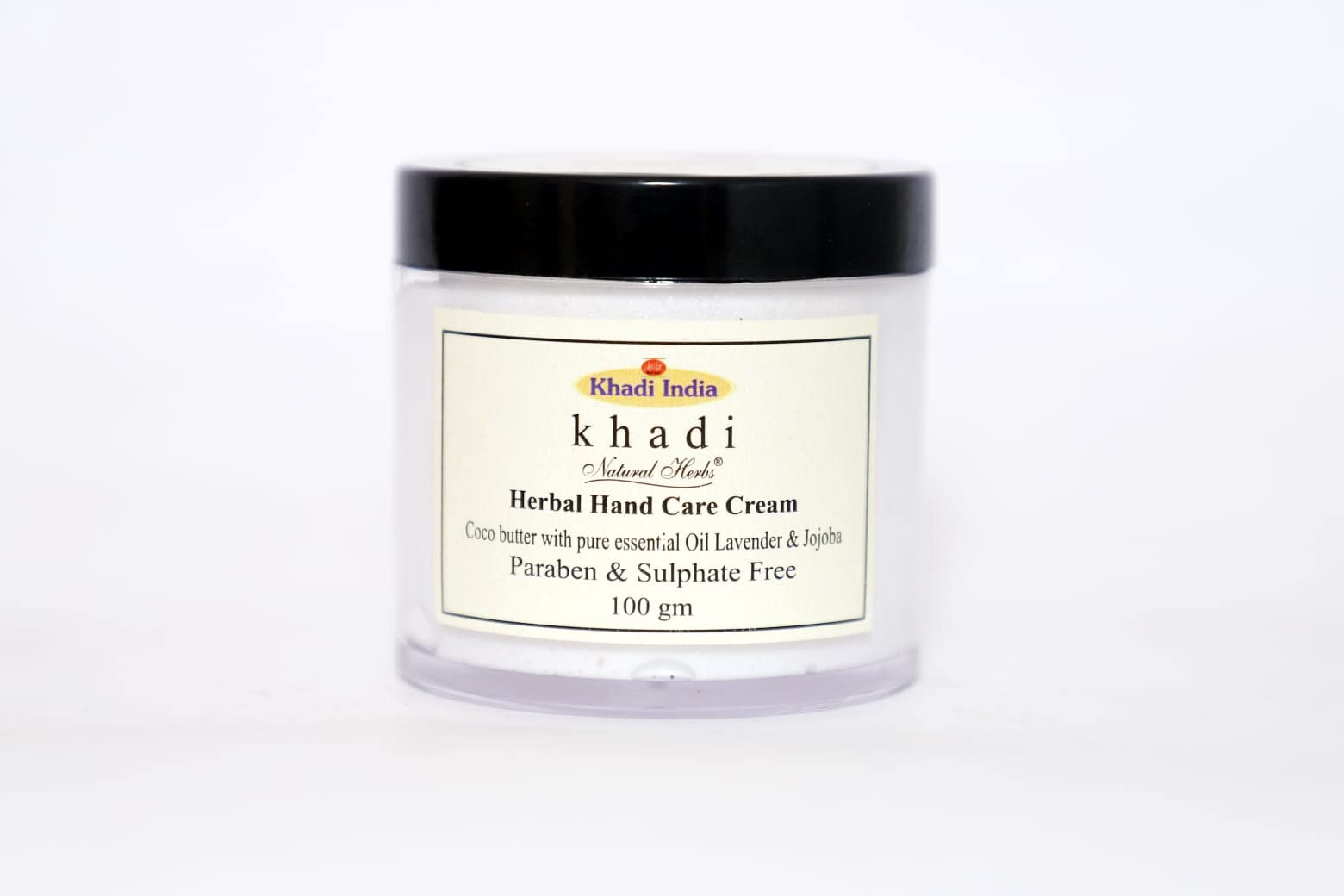 Khadi Natural Herbs Herbal Hand Cream with Cocoa Butter, Pure Lavender & Jojoba Essential Oils - 100g | Moisturizing & Nourishing for Dry Hands | Perfect for Daily Skincare Routine & Gift Sets