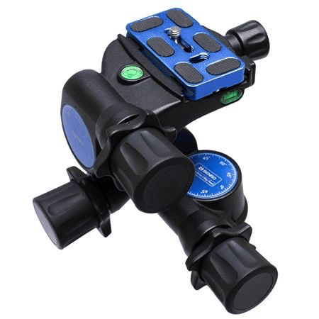 Benro GD3WH Professional Geared Tripod Head for DSLR & Mirrorless Cameras - Perfect for Landscape, Macro & Studio Photography