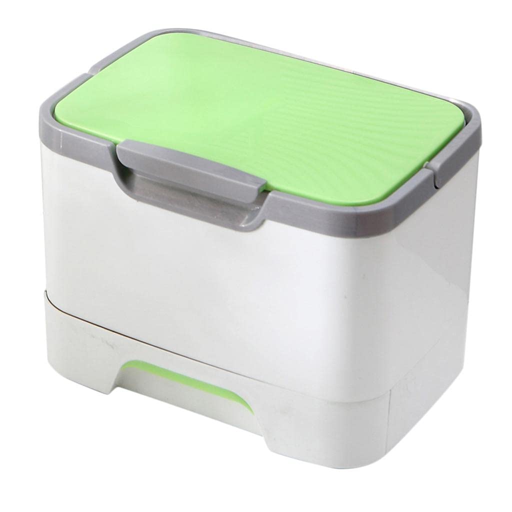 LOSA Green Multipurpose Storage Organizer Box - First Aid Kit, Nail Art Supplies & Makeup Case - Perfect for Travel, Home, Salon & Emergency Use