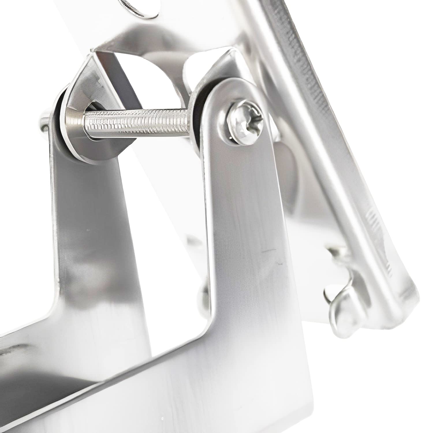 Stainless Steel Microwave Wall Mount Bracket - Foldable Hanger Rack for Kitchen Space Saving | Perfect for Small Apartments, Dorms & RVs