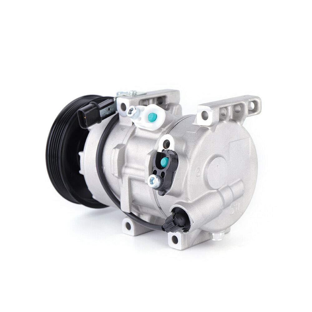 Kia Rio 1.6L AC Compressor with Clutch 178324 - Replacement Air Conditioner Compressor for 2012-2015 Models | Perfect for Summer Cooling & Car AC Repair