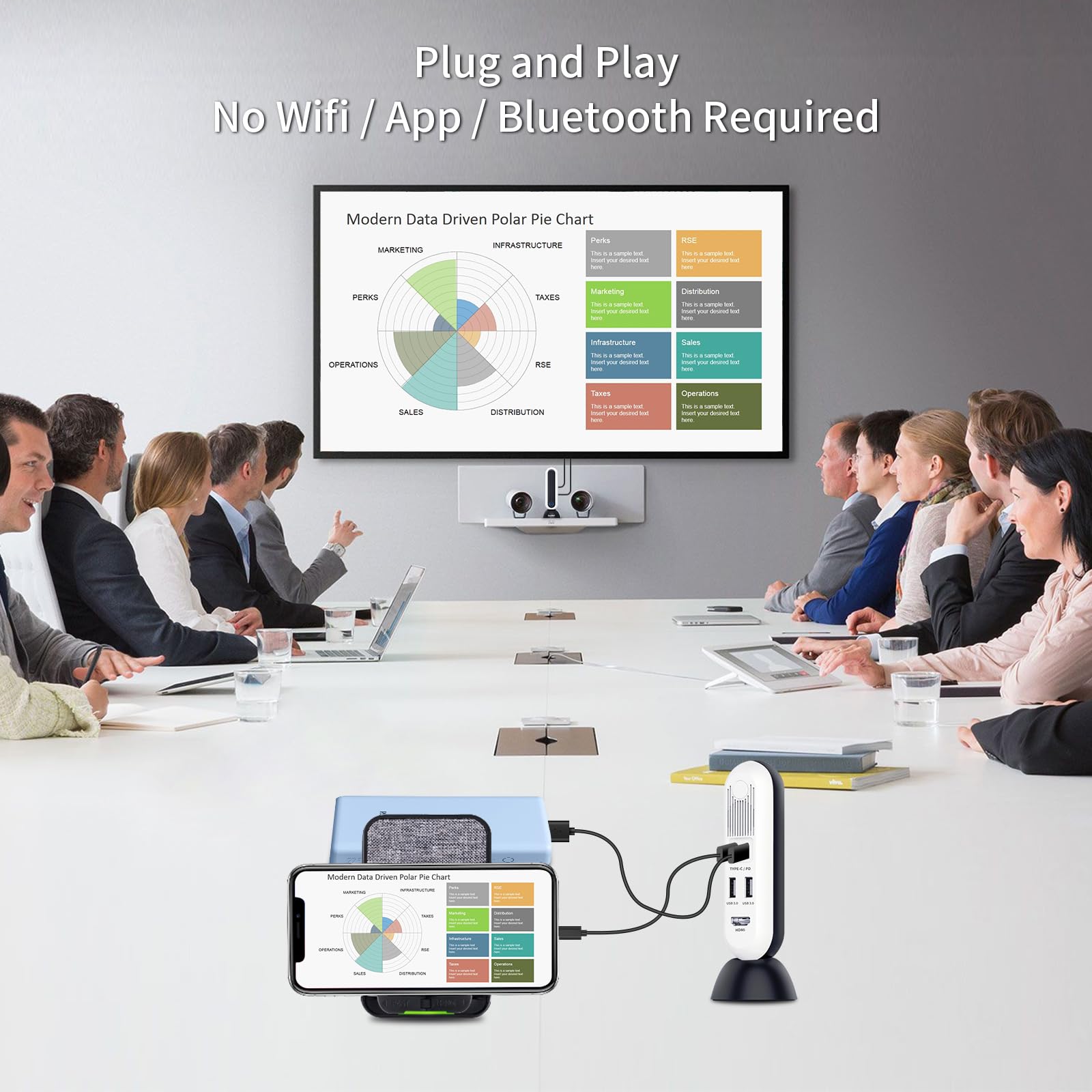PeakDo 4K Wireless HDMI Extender Kit - 0 Latency HDMI Transmitter & Receiver, 60GHz Wireless Video Transmitter Supports 4K@30Hz/1080P@120Hz, 100ft Range, Plug & Play - Perfect for Home Theater, Gaming & Conference Room Setups