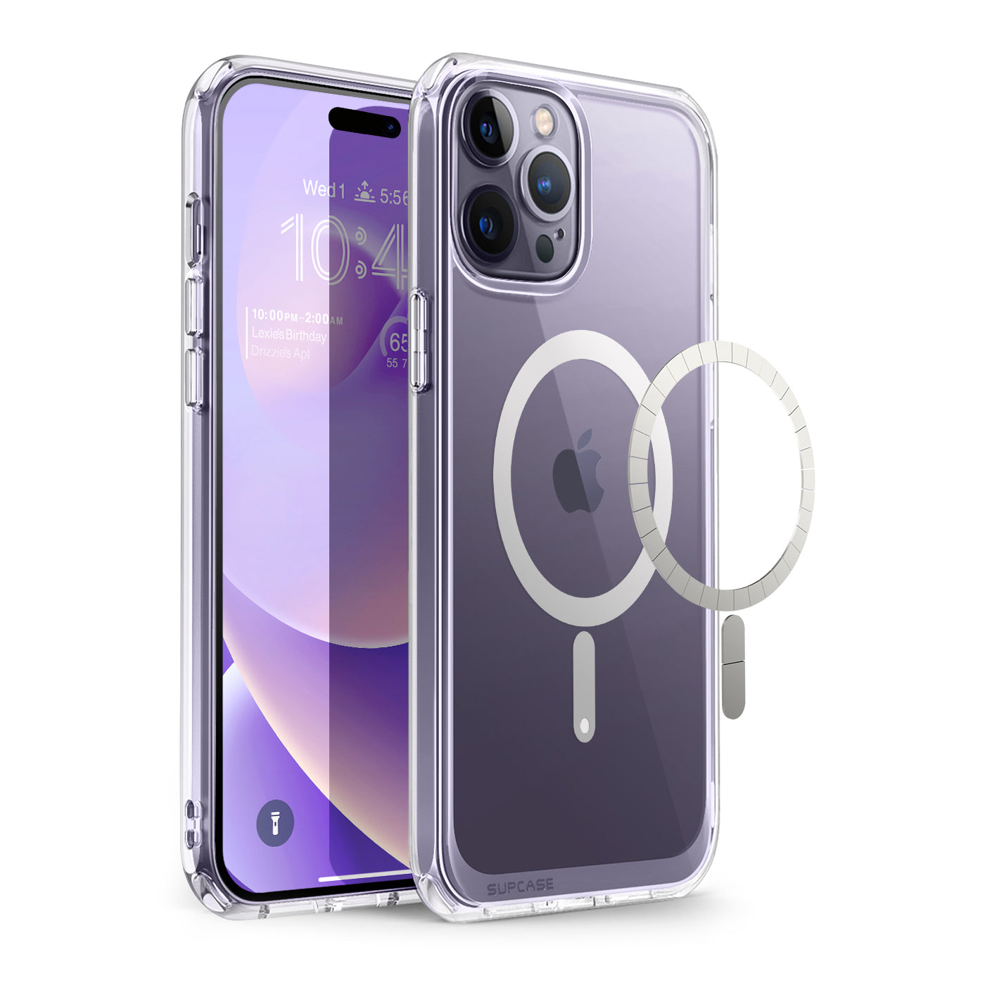 iPhone 14 Pro Case 6.1 Inch - Unicorn Beetle MAG Slim Clear Protective Cover with MagSafe Compatibility | Perfect for Everyday Use, Travel & Wireless Charging