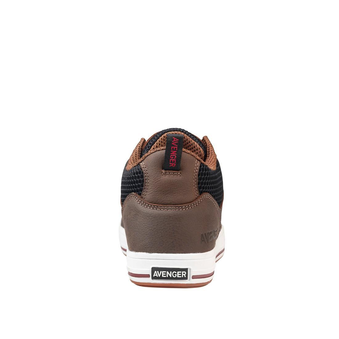 Swarm Aluminum Toe SD10 Work Shoes for Men - Brown Safety Boots with Steel Toe Protection | Durable & Comfortable for Construction, Warehouse & Industrial Work