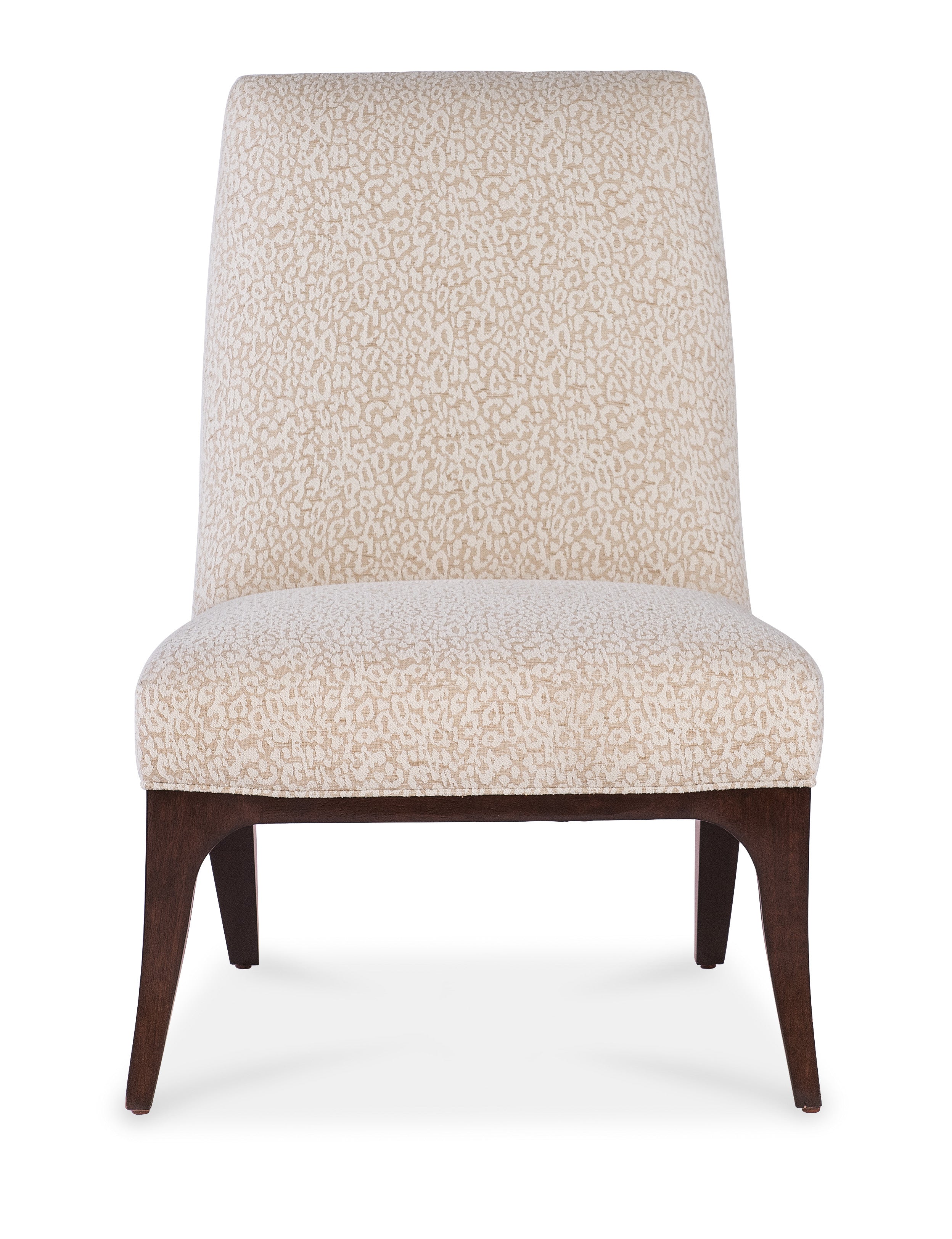 Bella Slipper Chair - Comfortable Upholstered Accent Chair for Living Room, Bedroom & Office - Soft Fabric Modern Lounge Chair with Sturdy Wooden Legs