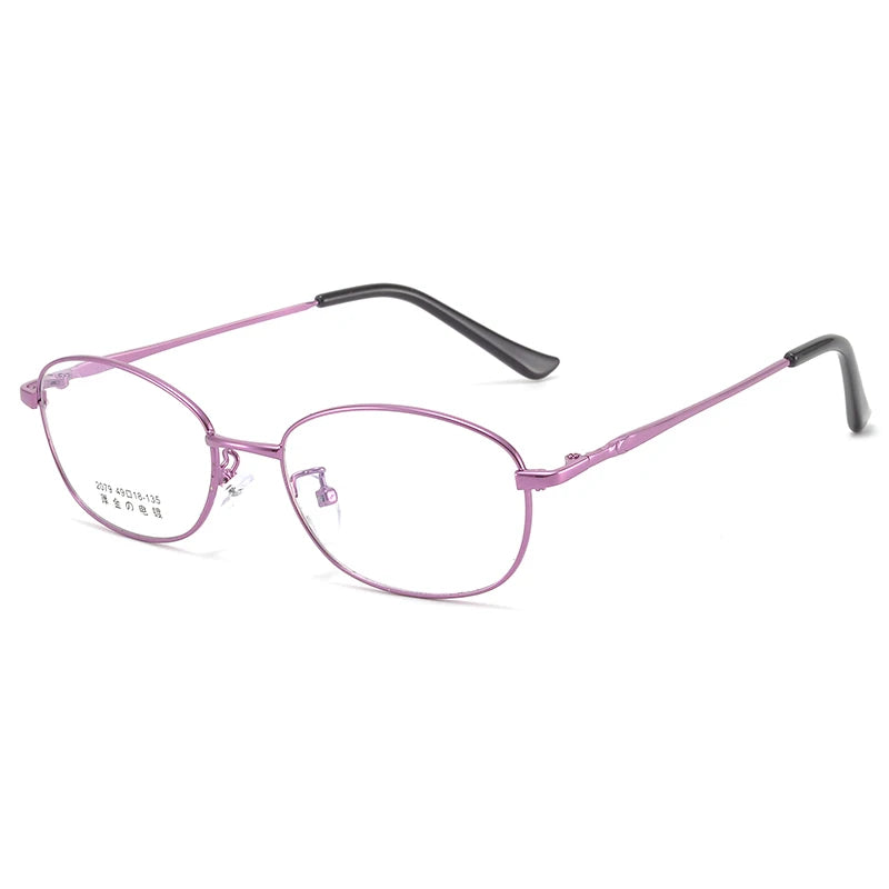 Bclear Women's Full Rim Small Oval Square Alloy Eyeglasses My2079 - Stylish Lightweight Frame for Work, Reading & Everyday Use