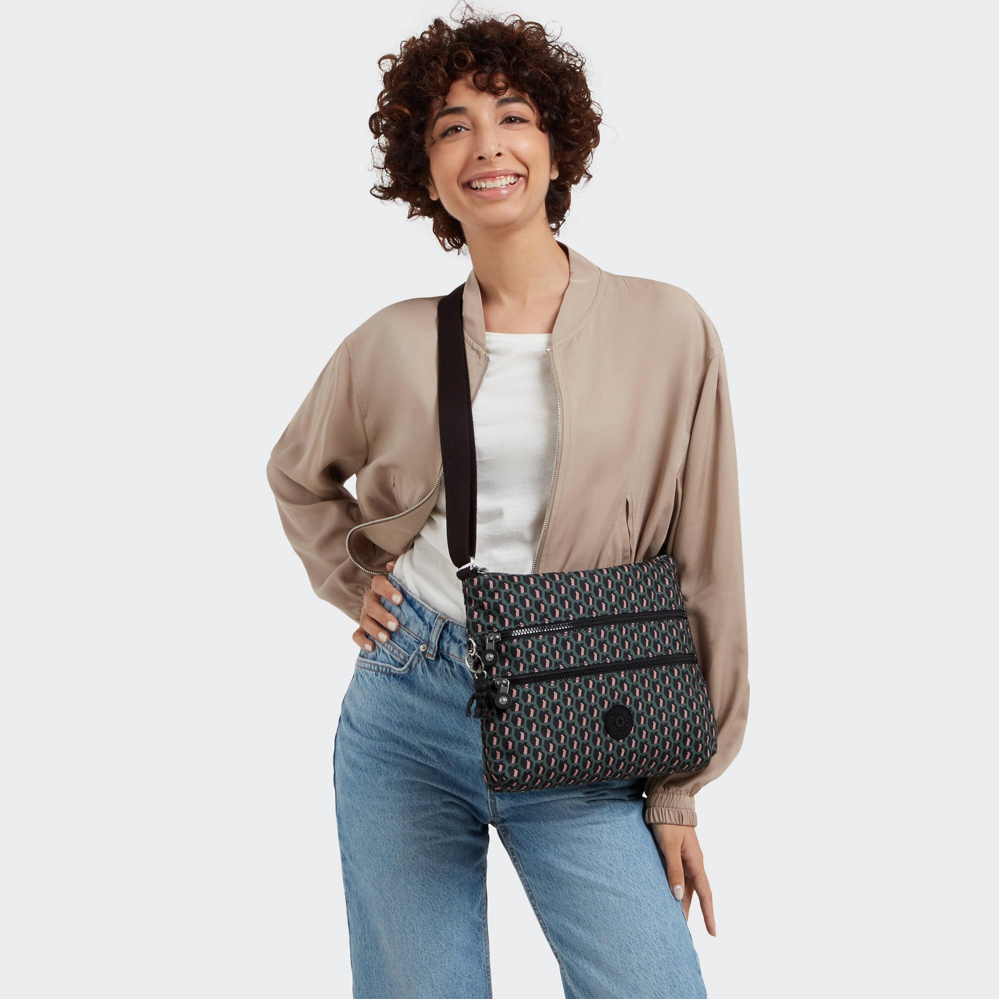 Kipling Women’s Alvar Crossbody Bag - Super Lightweight & Durable Nylon Shoulder Purse for Everyday Use | Perfect as Work Bag, Travel Bag & Casual Outing Accessory