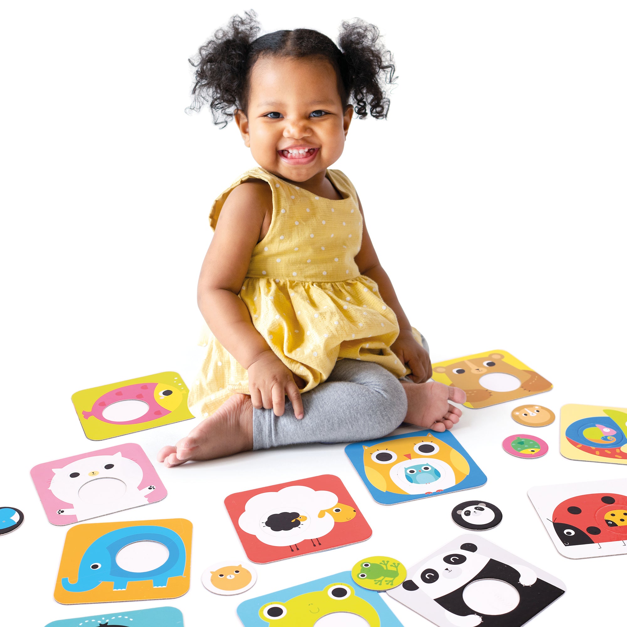 Banana Panda Match The Baby Puzzle Set – Educational Toddler Learning Toy for Early Childhood Development | Perfect for Home, Classroom & Travel Activities