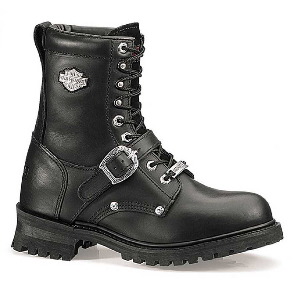 Harley-Davidson Men's Faded Glory Leather Motorcycle Boots - Rugged Biker Boots for Casual Riding & Everyday Wear - Perfect for Motorcycle Enthusiasts & Outdoor Adventures