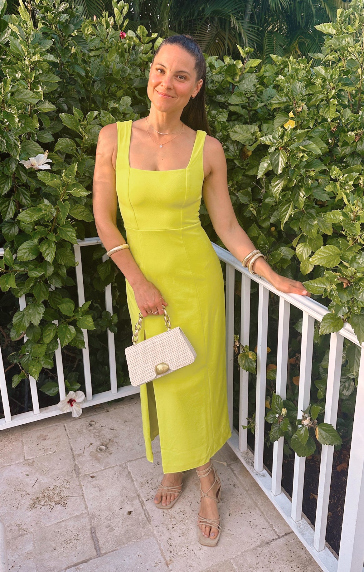 Eden Midi Dress - Citrine Stretch Flowy Summer Dress for Women | Casual & Party Wear | Perfect for Beach, Vacation & Date Nights